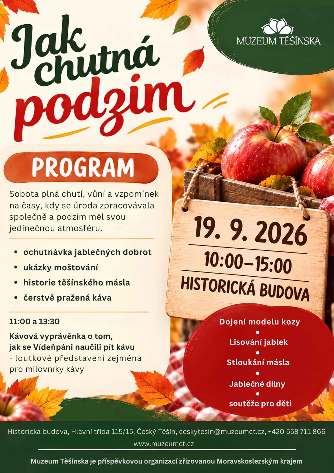 Historická budova Jak chutná podzim
