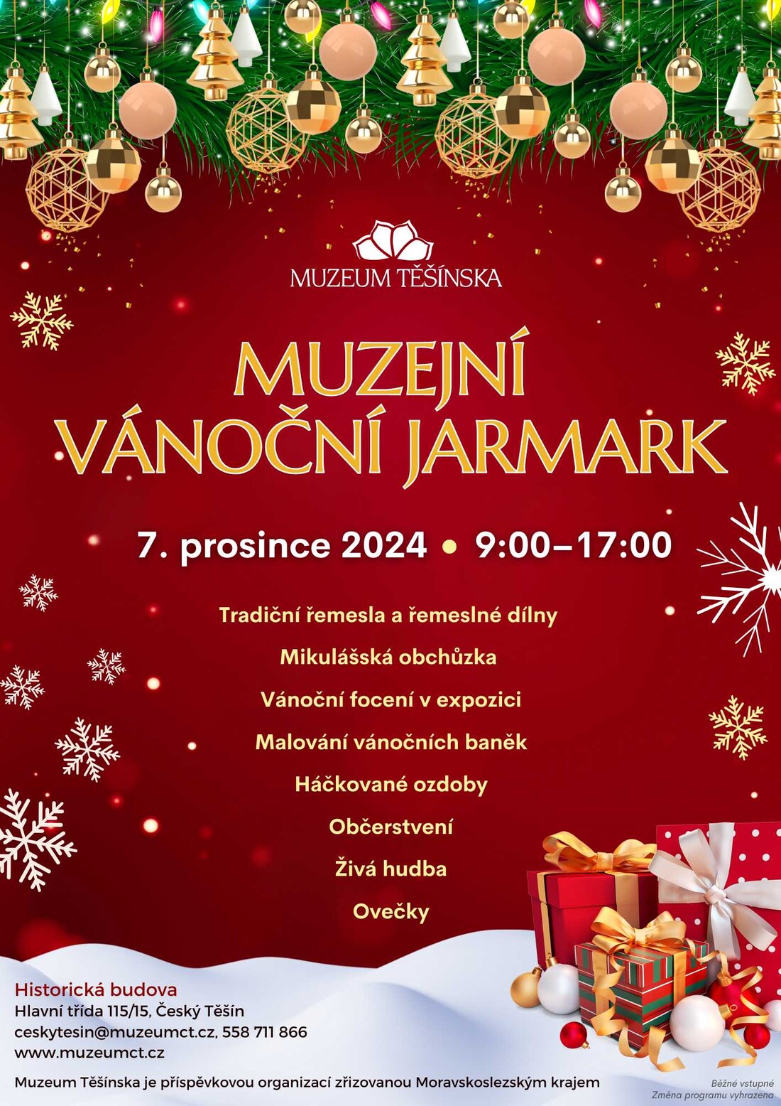 Vánoční muzejní jarmark 2024
