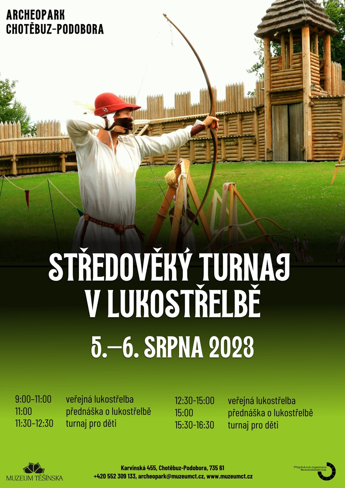 středověký turnaj v lukostřelbě