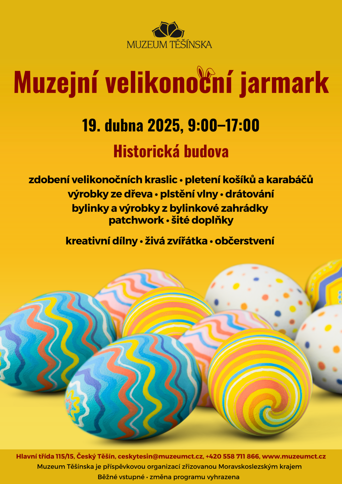 Historická budova Muzejní velikonoční jarmark