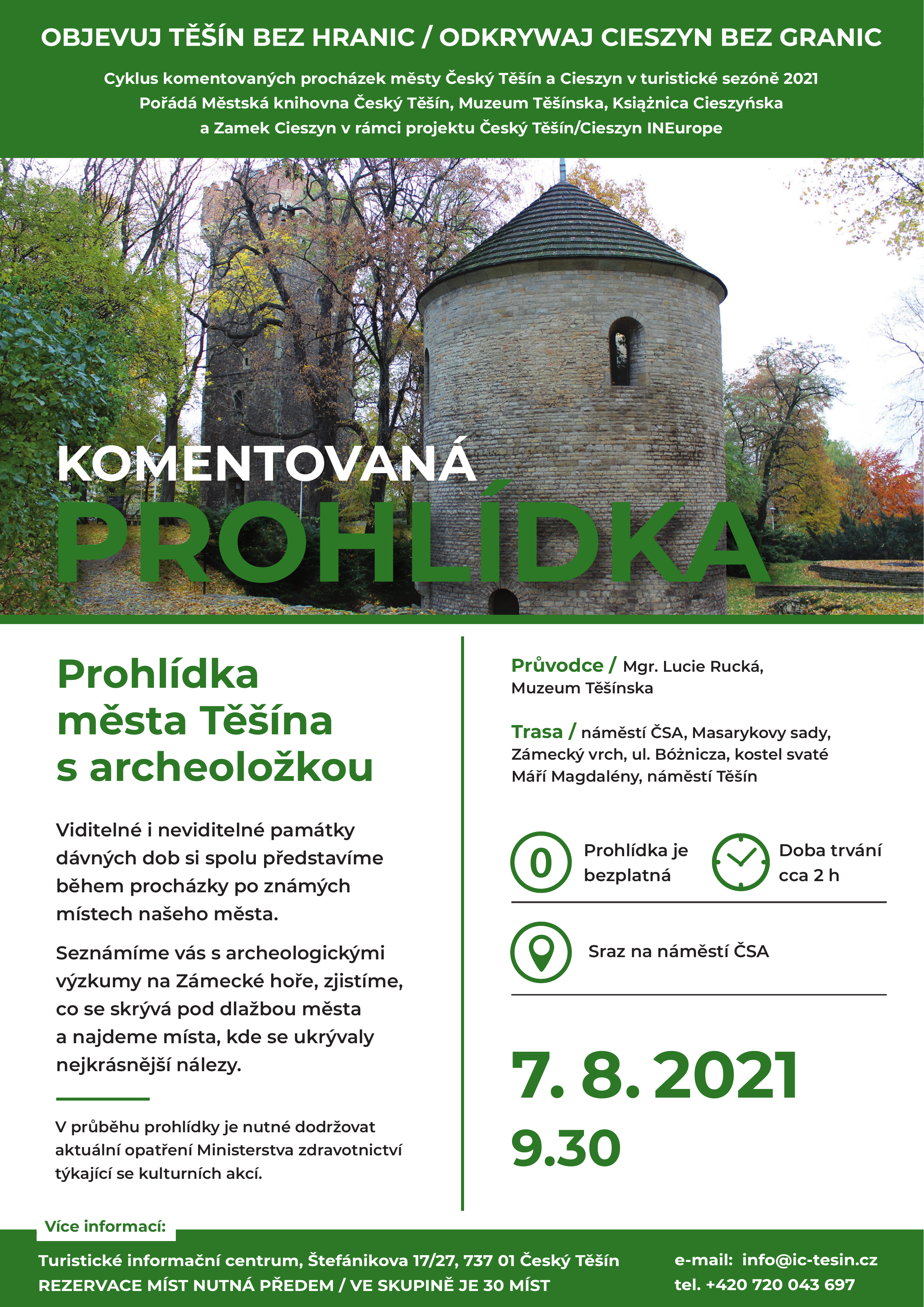 kom. prohlídka s archeoložkou